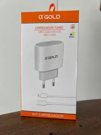 Fonte USB-C 20w carregador para iphone celular tipo-c