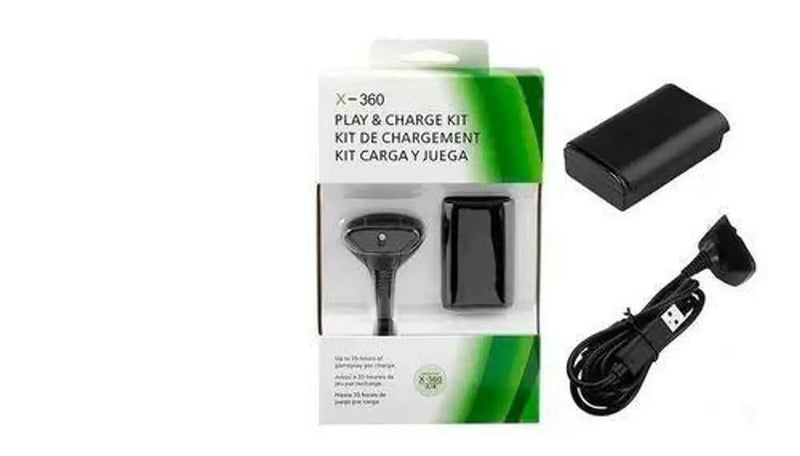 Kit bateria-carregador para controle Xbox 360