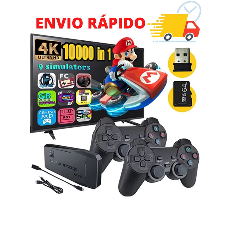 Super Game Stick Retrô 10.000 jogos