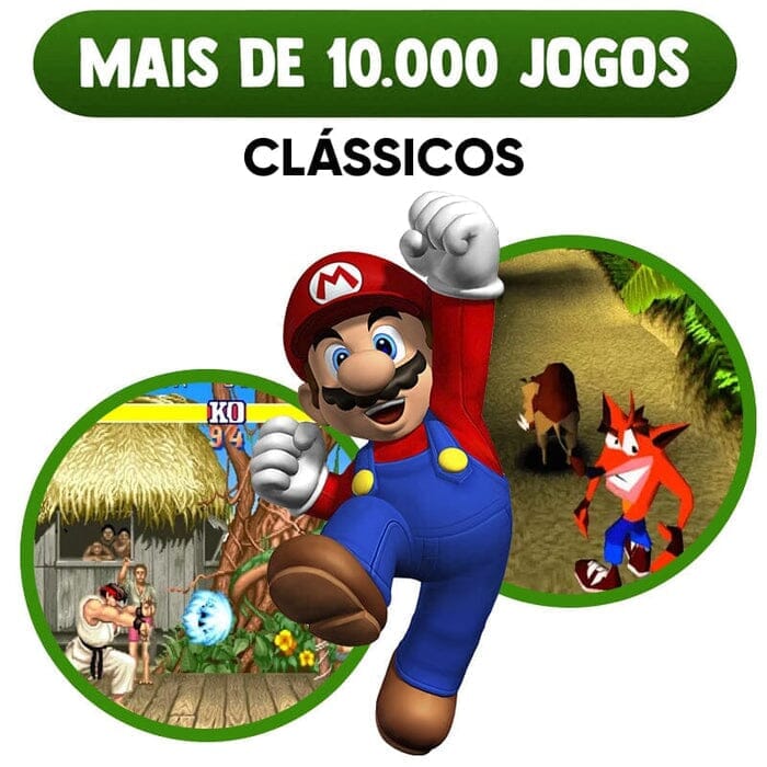 Super Game Stick Retrô 10.000 jogos